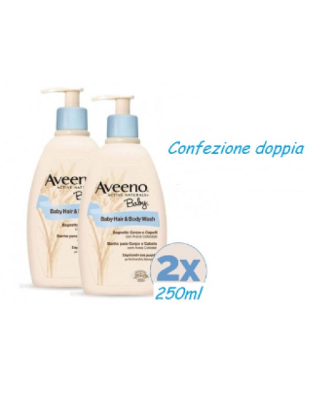 AVEENO BABY BAGNETTO 2 flaconi da 250ml