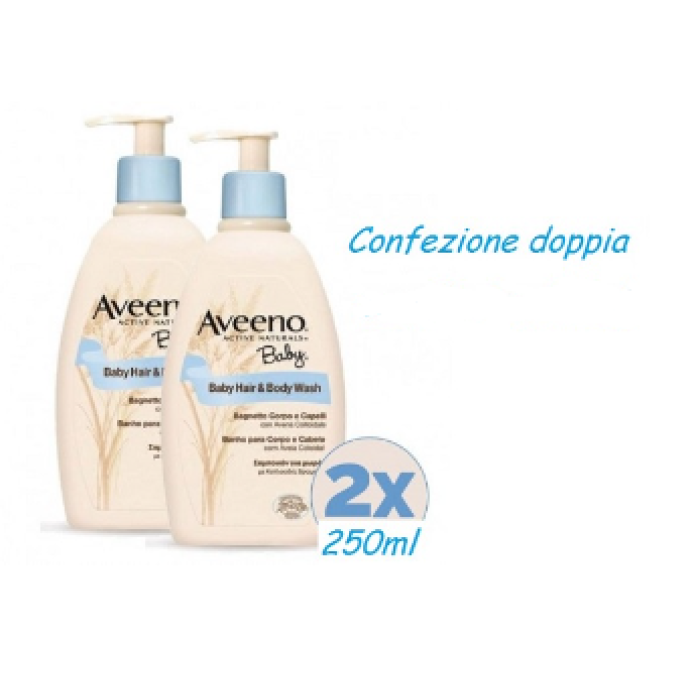 AVEENO BABY BAGNETTO 2 flaconi da 250ml