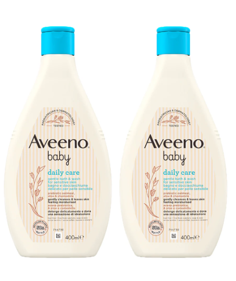 AVEENO BABY DAILY CARE BAGNO E DOCCIASCHIUMA DELICATO 2 X 400ML