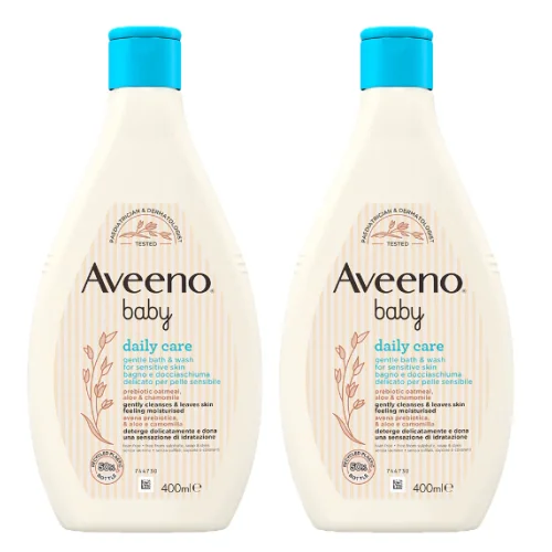 AVEENO BABY DAILY CARE BAGNO E DOCCIASCHIUMA DELICATO 2 X 400ML