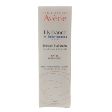 Avène Hydrance UV Leggera Emulsione Idratante SPF30 per Pelli Sensibili Normali e Miste Viso 40 ml