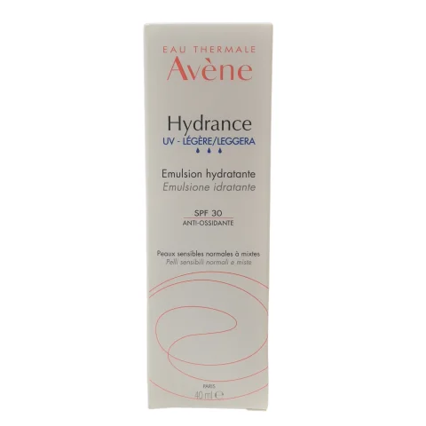 Av&egrave;ne Hydrance UV Leggera Emulsione Idratante SPF30 per Pelli Sensibili Normali e Miste Viso 40 ml