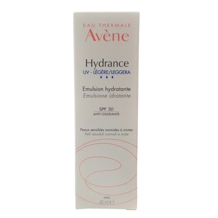 Av&egrave;ne Hydrance UV Leggera Emulsione Idratante SPF30 per Pelli Sensibili Normali e Miste Viso 40 ml