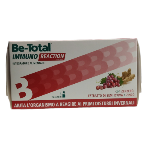 Be-Total Immuno Reaction 8 Flaconcini - Integratore alimentari per le difese immunitarie Be-Total Immuno Reaction 8 Flaconcini - Integratore alimentari per le difese immunitarie