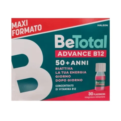 BE-TOTAL Advance Integratore Vitamina B12 30 flaconcini BE-TOTAL Advance Integratore Vitamina B12 30 flaconcini
