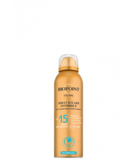 BIOPOINT SPRAY SOLARE INVISIBILE SPF15 150ml