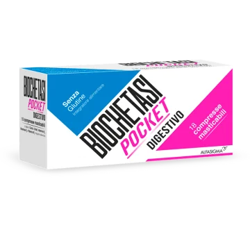 Biochetasi Pocket Digestivo 18 Compresse Masticabili