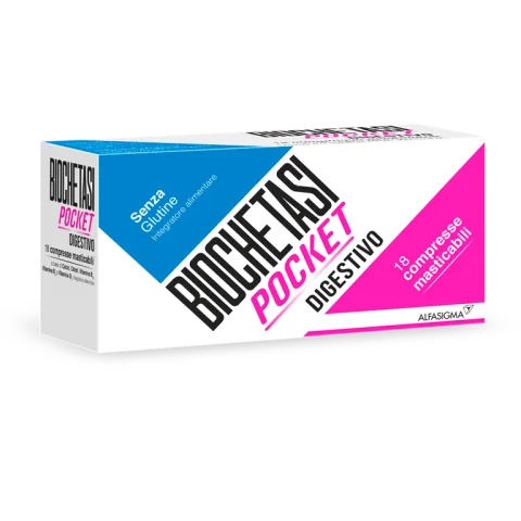 Biochetasi Pocket Digestivo 18 Compresse Masticabili