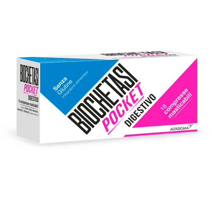 Biochetasi Pocket Digestivo 18 Compresse Masticabili