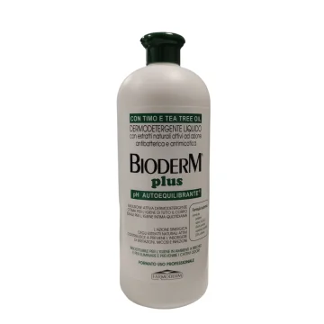 Bioderm Plus Detergente Liquido Antibatterico con Timo e Tea Tree Oil  1 Lt