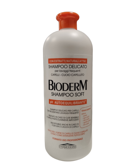Bioderm Shampoo Soft Delicato per Lavaggi Frequenti 1 Lt 