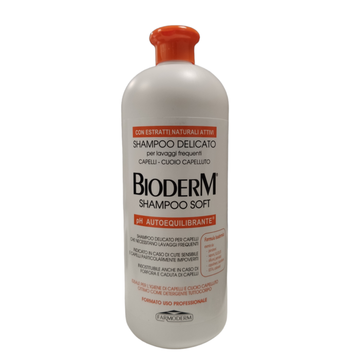 Bioderm Shampoo Soft Delicato per Lavaggi Frequenti 1 Lt 