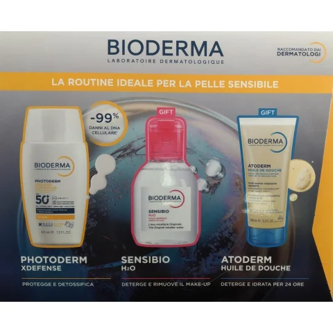 BIODERMA TRAVEL KIT LUXURY La Routine per pelle sensibile