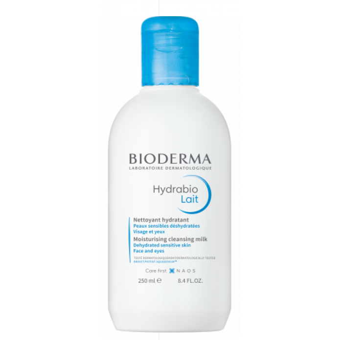 Bioderma Hydrabio Lait 50 ml - Latte Detergente Struccante Pelle Sensibile Disidratata 