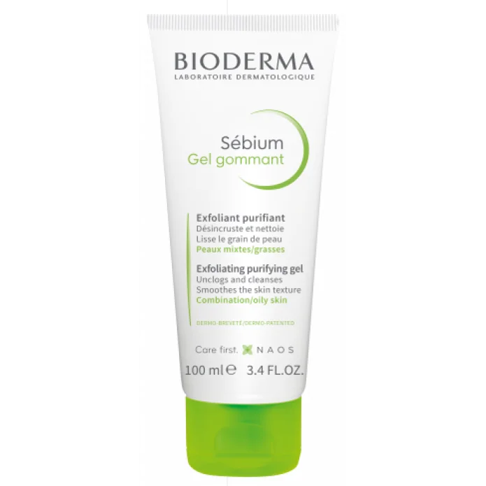 Bioderma S&eacute;bium Gel Gommant Esfoliante Purificante per Pelle Grassa 100 ml
