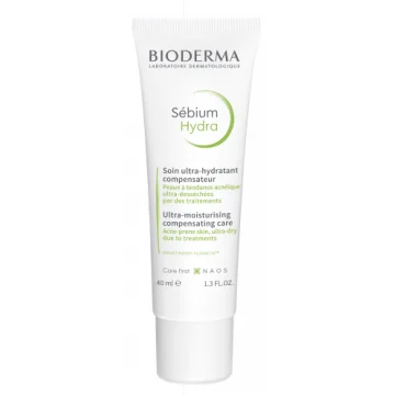Bioderma S&eacute;bium Hydra 40 ml - Trattamento nutriente ed altamente idratante per pelle a tendenza acneica