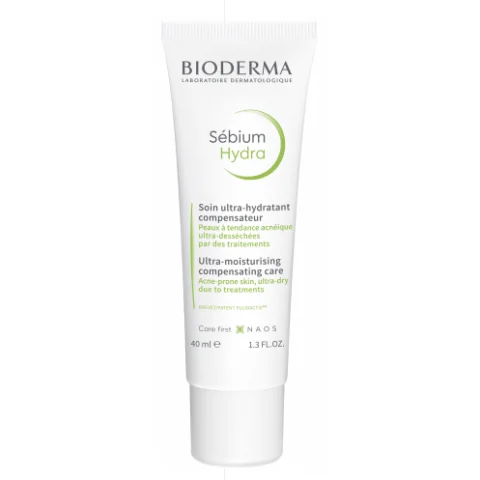 Bioderma Sébium Hydra 40 ml - Trattamento nutriente ed altamente idratante per pelle a tendenza acneica Bioderma Sébium Hydra 40 ml - Trattamento nutriente ed altamente idratante per pelle a tendenza acneica