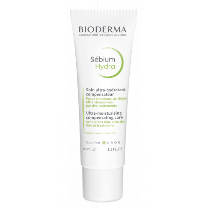 Bioderma Sébium Hydra 40 ml - Trattamento nutriente ed altamente idratante per pelle a tendenza acneica