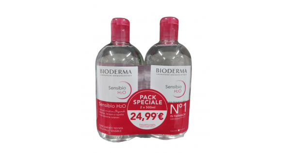 Bioderma Sensibio H2O Acqua micellare detergente e struccante Pelle  sensibile.