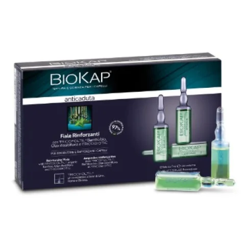 BIOKAP 12 Fiale Rinforzanti Anticaduta da 7ml