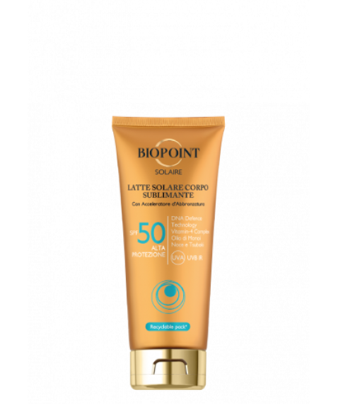 BIOPOINT SOLAIRE VISO E CORPO LATTE CORPO SUBLIMANTE SPF50 200ml