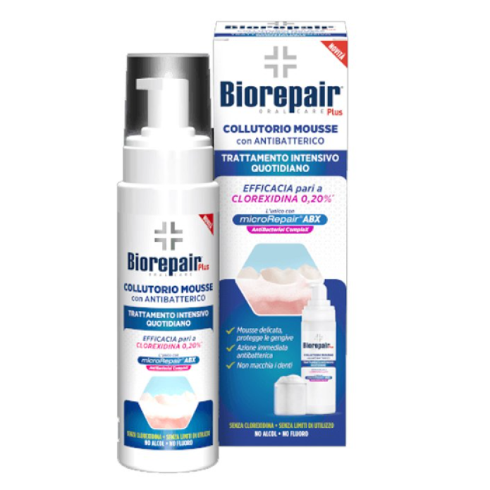 BIOREPAIR PLUS Collutorio mousse con antibatterico