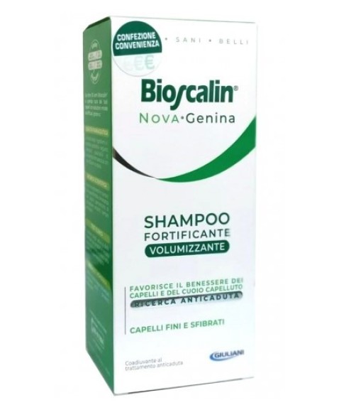 Bioscalin Shampoo Fortificante Volumizzante Anticaduta Capelli Fini e Sfibrati Uomo Donna 200 ml 