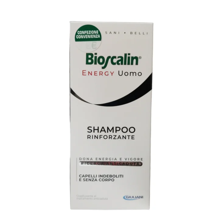 Bioscalin Energy Uomo Shampoo Rinforzante Anticaduta Capelli 200 ml