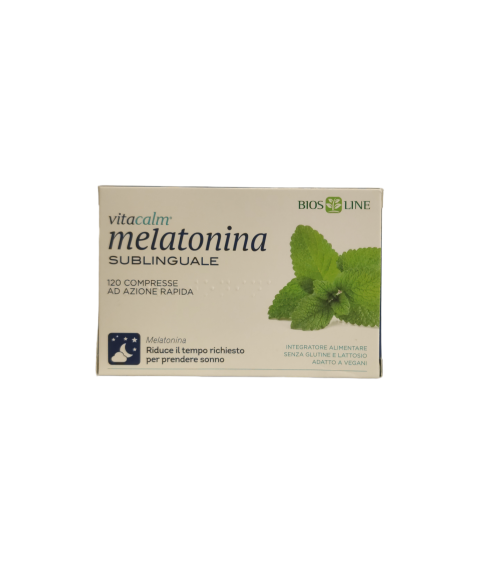 Biosline Vitacalm Melatonina Sublinguale 120 Compresse