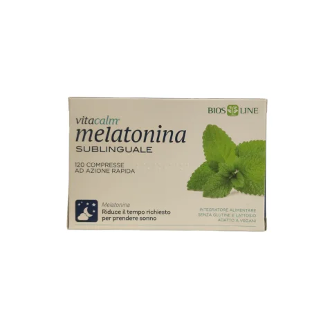 Biosline Vitacalm Melatonina Sublinguale 120 Compresse Biosline Vitacalm Melatonina Sublinguale 120 Compresse