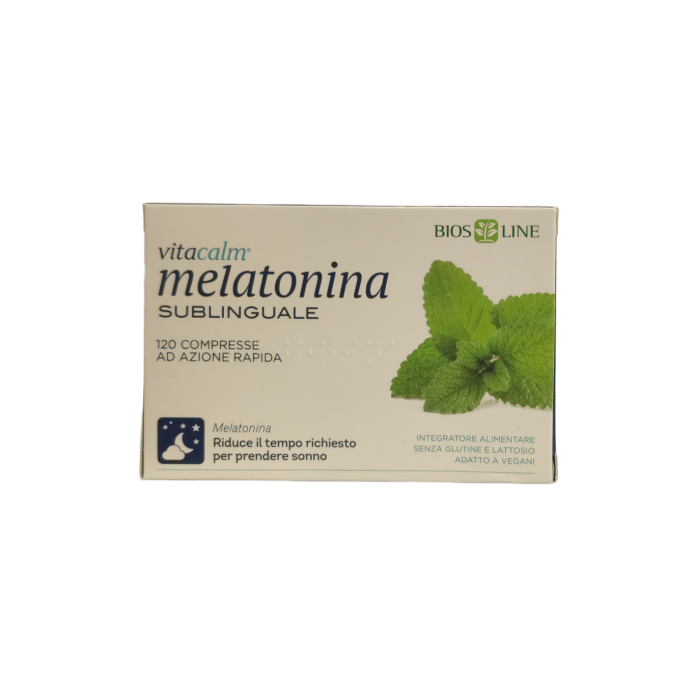 Biosline Vitacalm Melatonina Sublinguale 120 Compresse