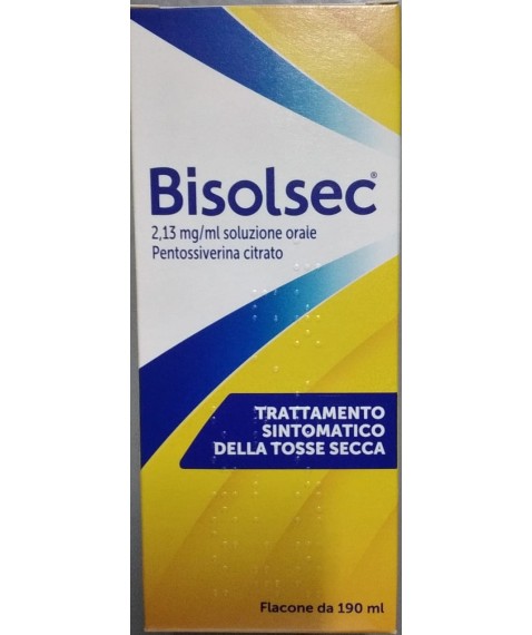 Bisolsec Sciroppo contro Tosse Secca 190ml