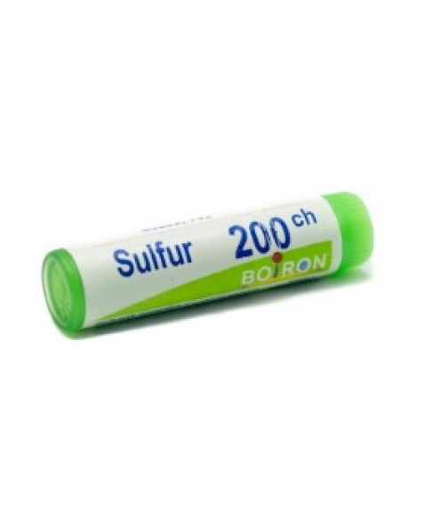 Boiron Sulfur 200CH Globuli Tubo Monodose 1gr - Medicinale Omeopatico con azione disintossicante