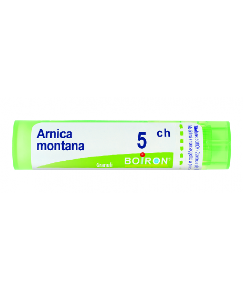 Boiron Arnica Montana 5CH Granuli Tubo 4 gr - Medicinale Omeopatico per traumi dolori muscolari e articolari