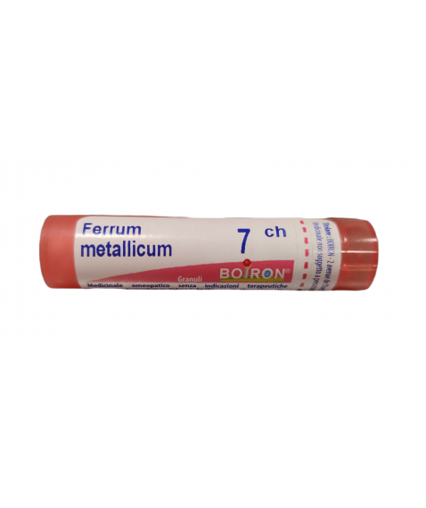 Boiron Ferrum Metallicum 7Ch Tubo 80 Granuli 4 gr - Medicinale Omeopatico