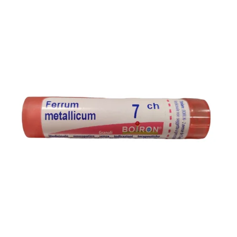 Boiron Ferrum Metallicum 7Ch Tubo 80 Granuli 4 gr - Medicinale Omeopatico Boiron Ferrum Metallicum 7Ch Tubo 80 Granuli 4 gr - Medicinale Omeopatico