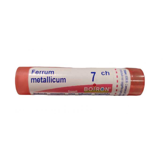 Boiron Ferrum Metallicum 7Ch Tubo 80 Granuli 4 gr - Medicinale Omeopatico