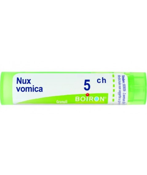 Boiron Nux Vomica 5CH 80 Granuli 4 gr - Medicinale Omeopatico per l'ipersensibilità