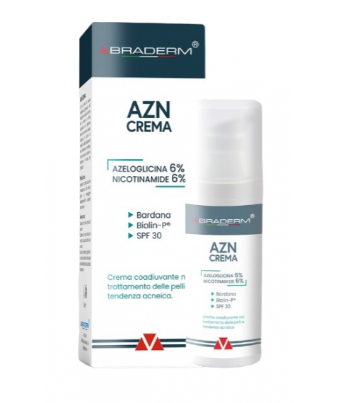 Braderm Azn Crema 30 ml - Per il trattamento delle pelli a tendenza acneica