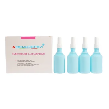 Braderm Micobat Lavanda 4 Flaconi Monouso da 150 ml