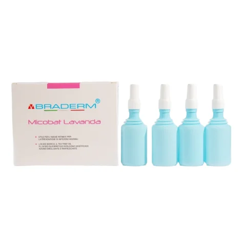 Braderm Micobat Lavanda 4 Flaconi Monouso da 150 ml