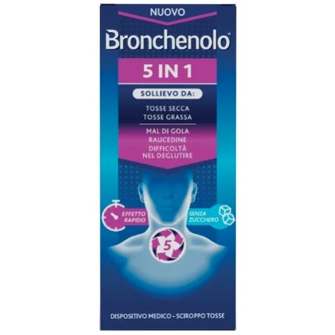 Bronchenolo 5in1 Sciroppo contro la tosse 120ml