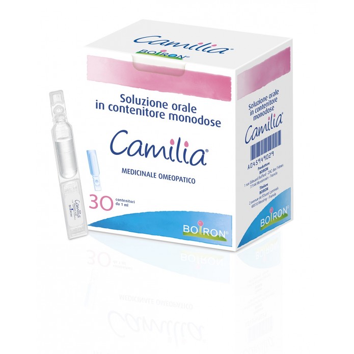 Camilia soluzione orale 30 flaconi monodose 1 ml - Trattamento omeopatico per la dentizione dei bambini