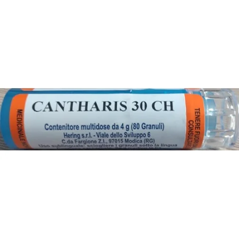 Cantharis 30ch Multidose 4 grammi 80 Granuli