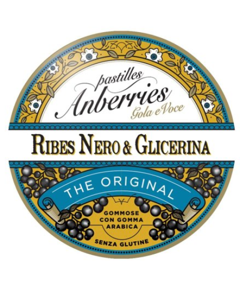 Anberries Caramelle Classiche Ribes Nero e Glicerina