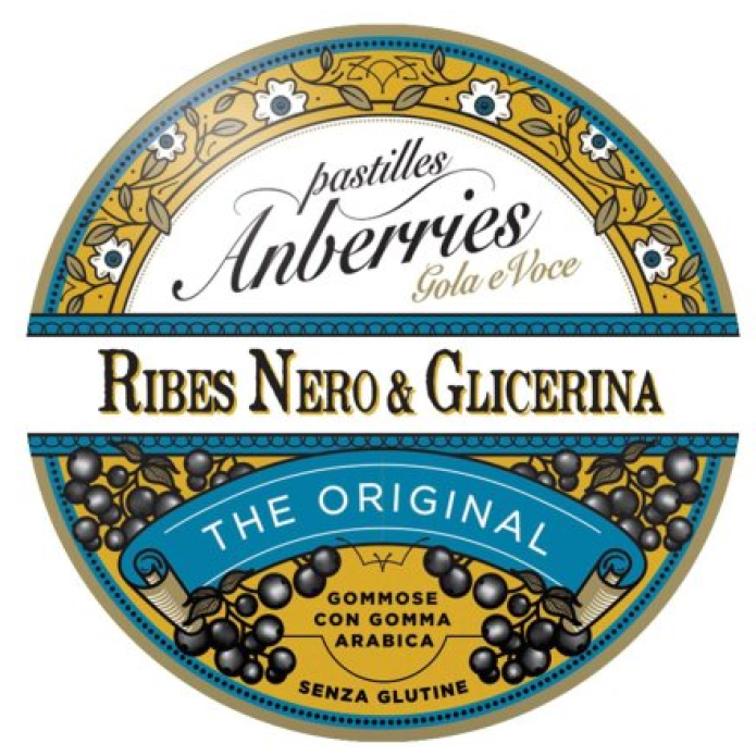 Anberries Caramelle Classiche Ribes Nero e Glicerina