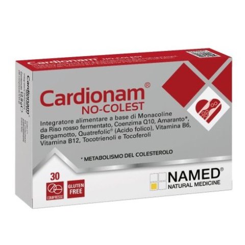 CARDIONAM NO-COLEST Integratore Metabolismo del Colesterolo 30 compresse CARDIONAM NO-COLEST Integratore Metabolismo del Colesterolo 30 compresse