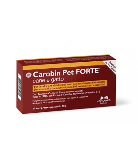 Carobin Pet Forte Cane e Gatto 30 Compresse