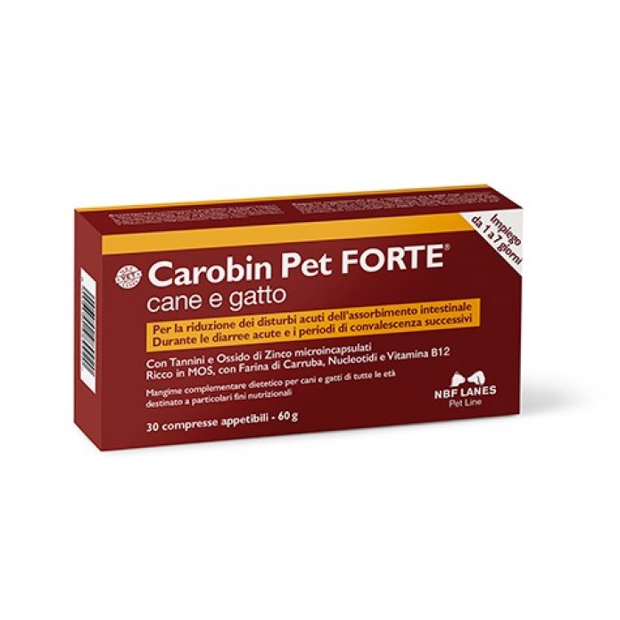 Carobin Pet Forte Cane e Gatto 30 Compresse
