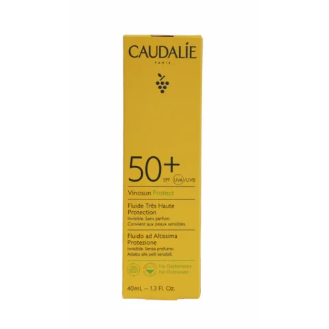 Vinosun Protect Caudalie Fluido Viso ad Altissima Protezione SPF50+ 50 ml